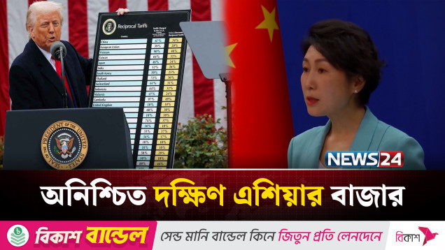 ট্রাম্পের শুল্কনীতিতে বিশ্বজুড়ে তী'ব্র প্র'তিক্রিয়া | NEWS24