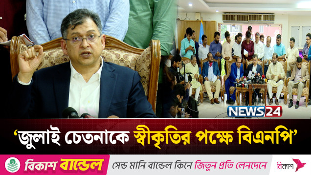 জুলাই সনদ সংবিধানে অন্তর্ভুক্ত করার পক্ষে নয় বিএনপি: সালাহউদ্দিন আহমেদ | NEWS24