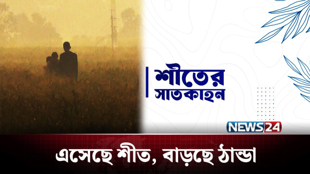 এখনো আসেনি পৌষ, তবে সবুজ ঘাসে পড়েছে শিশিরের চাদর! | Winter | NEWS24