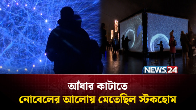 হাড়কাঁপানো শীতে সুইডেনের স্টকহোমে সম্প্রতি বসেছিল আলোর মেলা | NEWS24