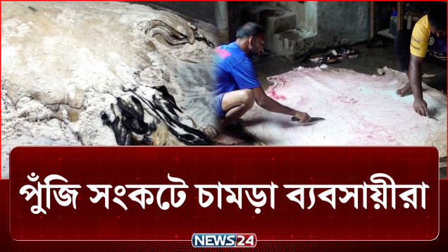 বকেয়া ২০ কোটি, পুঁজি সংকটে বগুড়ার চামড়া ব্যবসায়ীরা | News24