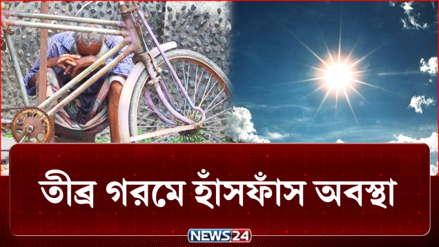 তীব্র গরমে হাঁসফাঁস অবস্থা সবার | Heatwave | News24