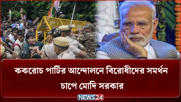 ককরোচ পার্টির টানা আন্দোলনে বিরোধীদের সমর্থন; চাপে মোদি সরকার | CJP Protest | News24 International