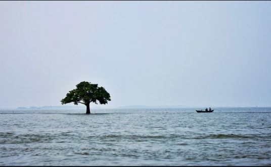 হাওর পাড়ি দিতে ১২ কি.মি. উড়াল সড়ক