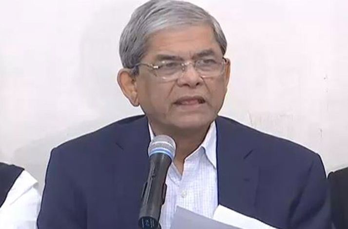 নয়াপল্টনে ককটেল বিস্ফোরণ সরকারের পরিকল্পিত: ফখরুল