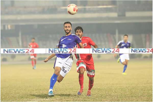 মুক্তিযোদ্ধা সংসদকে হারিয়ে সেমিতে বসুন্ধরা কিংস