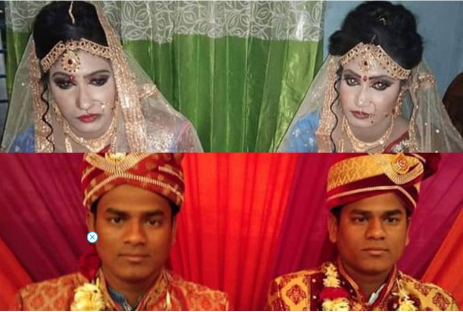 যমজ দুই বোনের সঙ্গে যমজ দুই ভাইয়ের বিয়ে