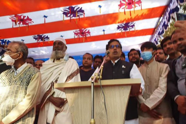 গণতন্ত্রের বিজয় দিবসে জয় বাংলা স্লোগানে প্রকম্পিত সিংড়া