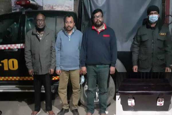 রামপুরায় ৫৫ কোটি টাকার ইউরেনিয়ামসহ আটক ৩