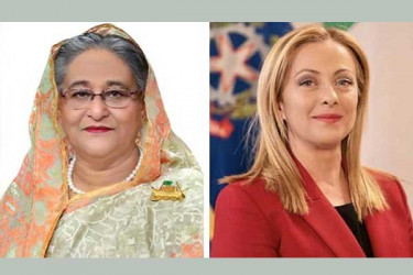 শেখ হাসিনাকে অভিনন্দন জানালেন ইতালির প্রধানমন্ত্রী