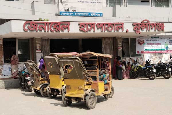 মুন্সীগঞ্জ হাসপাতালের লিফটের নিচে চাপা পড়ে নিহত ১