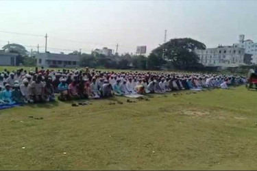 ব্রাহ্মণবাড়িয়ায় বৃষ্টির জন্য প্রার্থনা, নামাজ আদায়