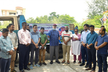 নোবিপ্রবিতে বর্জ্য ব্যবস্থাপনা কার্যক্রমের উদ্বোধন