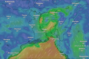 ঘূর্ণিঝড় রিমাল এখন কোথায়?