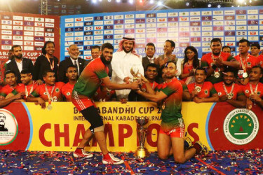 নেপালকে হারিয়ে টানা চতুর্থ শিরোপা বাংলাদেশের