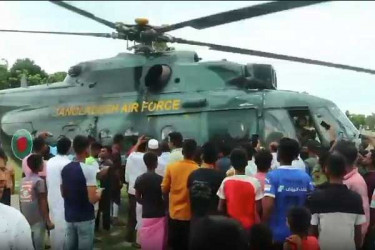 অসুস্থ ডেপুটি স্পিকারকে হেলিকপ্টারে নেওয়া হলো ঢাকায়