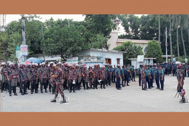 রাজশাহী বিশ্ববিদ্যালয় এলাকায় ৪ প্লাটুন বিজিবি মোতায়েন