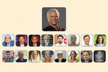 অন্তর্বর্তীকালীন সরকারের ১৭ সদস্যের নাম প্রকাশ