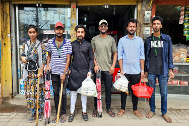 সাভারে স্বেচ্ছাসেবকদের পাশে বসুন্ধরা শুভসংঘ