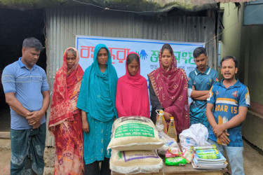 কোটা আন্দোলনে নিহত তিনজনের পরিবারের পাশে বসুন্ধরা শুভসংঘ