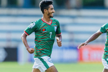 বাংলাদেশকে ৬ মিনিটেই লিড এনে দিল মোরসালিন
