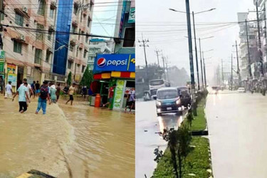 ভারি বর্ষণে কক্সবাজারে জলাবদ্ধতা, ভোগান্তিতে ২৫ হাজার পর্যটক