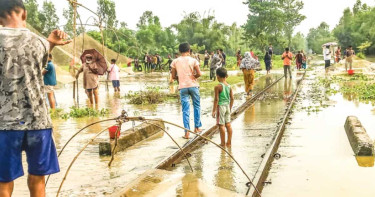 উত্তরের বন্যায় পানিবন্দী ২৫ হাজার পরিবার