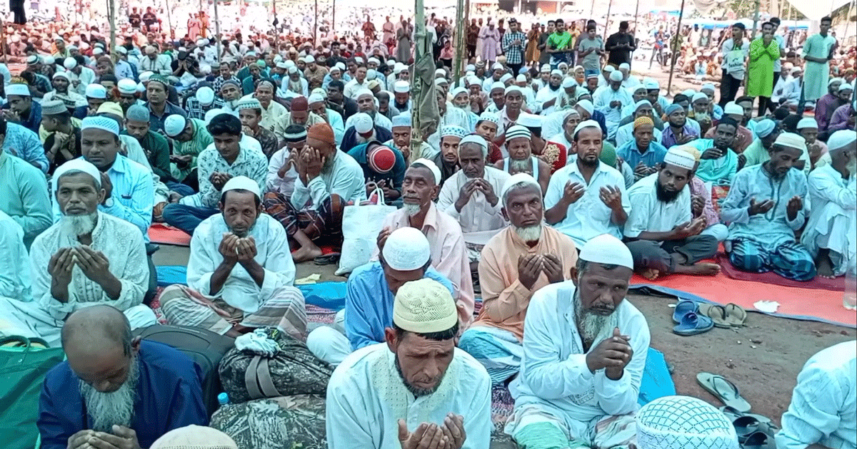 শেষ হলো ঠাকুরগাঁওয়ের ইজতেমা, কান্নায় ভেঙ্গে পড়লেন মুসল্লিরা