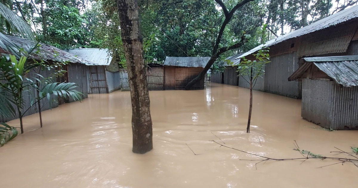 বন্যায় শেরপুরে ৭ জনের মৃত্যু, প্লাবিত হচ্ছে নতুন নতুন গ্রাম