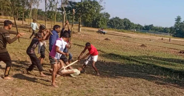 হাতীবান্ধায় ধান কাটা নিয়ে সংঘর্ষ, ইউপি সদস্যসহ আহত ১০