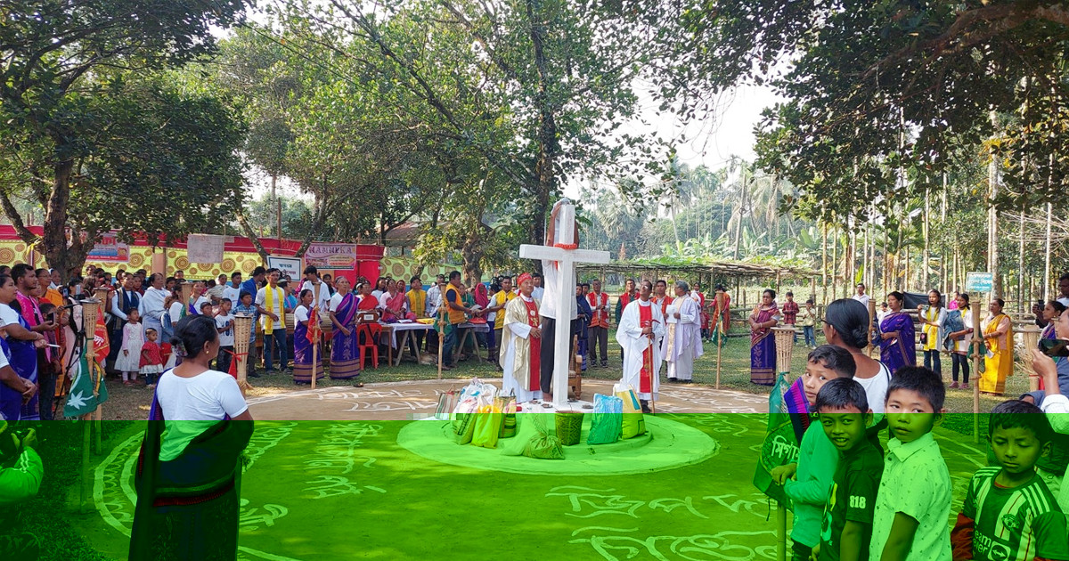 শেরপুরে গারো সম্প্রদায়ের ‘ওয়ানগালা’ উৎসব