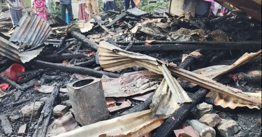 পিরোজপুরে আগুনে পুড়ে ছাই ৮ দোকান