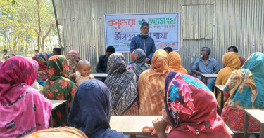 উলিপুরে যৌতুক ও বাল্যবি‌য়ে রোধে স‌চেতনতামূলক উঠান বৈঠক