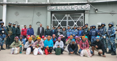 বাংলাদেশের কারাগার থেকে মুক্তি পেলেন ৯৫ ভারতীয় জেলে