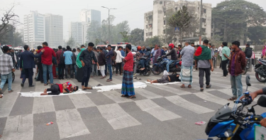 আজও শ্যামলীতে জুলাই আন্দোলনে আহতদের বিক্ষোভ