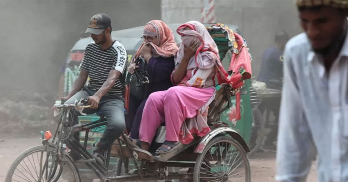 ছুটির দিনেও ঢাকার বাতাস ‘অস্বাস্থ্যকর’