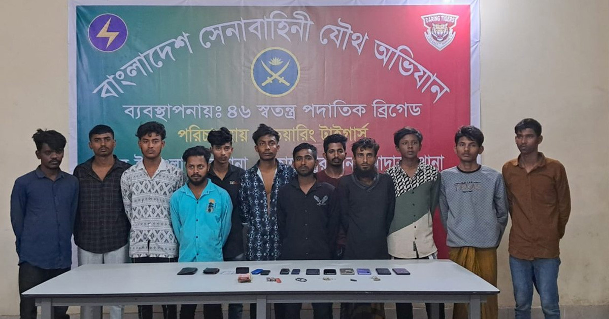 রাজধানীতে অভিযান, কিশোর গ্যাং সদস্যসহ গ্রেপ্তার ৫১