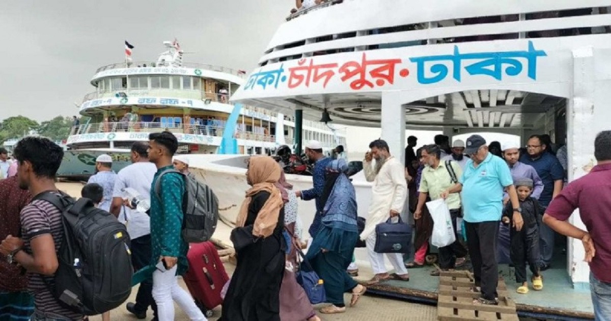 ঈদে চাঁদপুর-ঢাকা রুটে লঞ্চযাত্রায় আসছে সুখবর