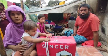 পুড়ে যাওয়া ঘরে স্বপ্নের আলো জ্বাললো বসুন্ধরা