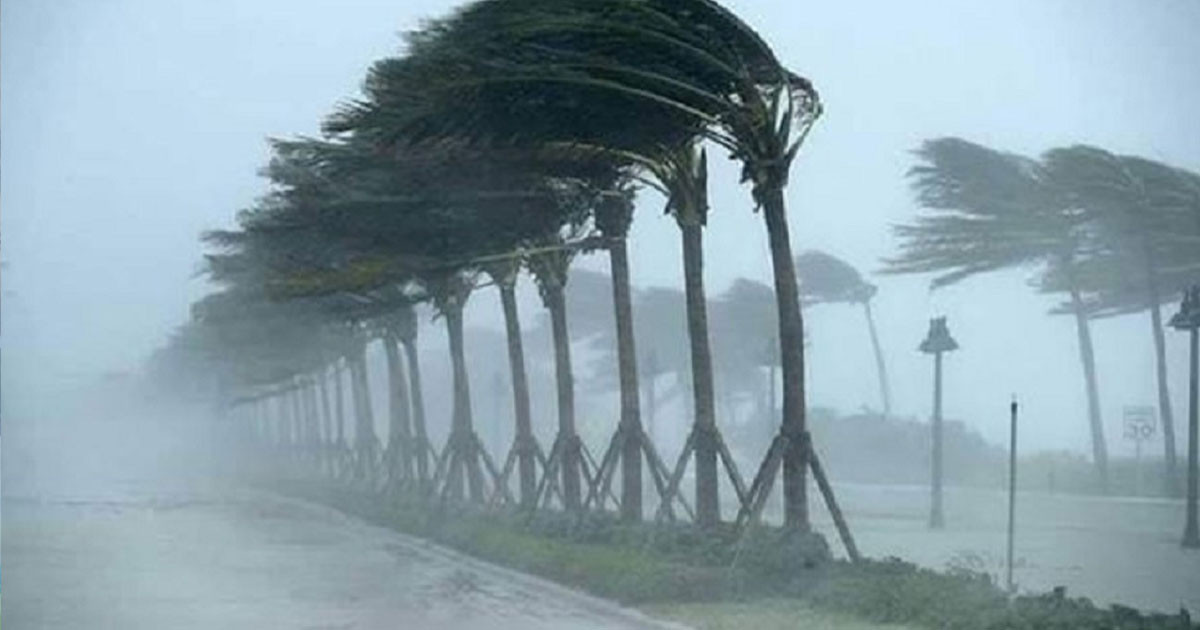 ঝড়ের শঙ্কায় ১২ অঞ্চলে সতর্ক সংকেত