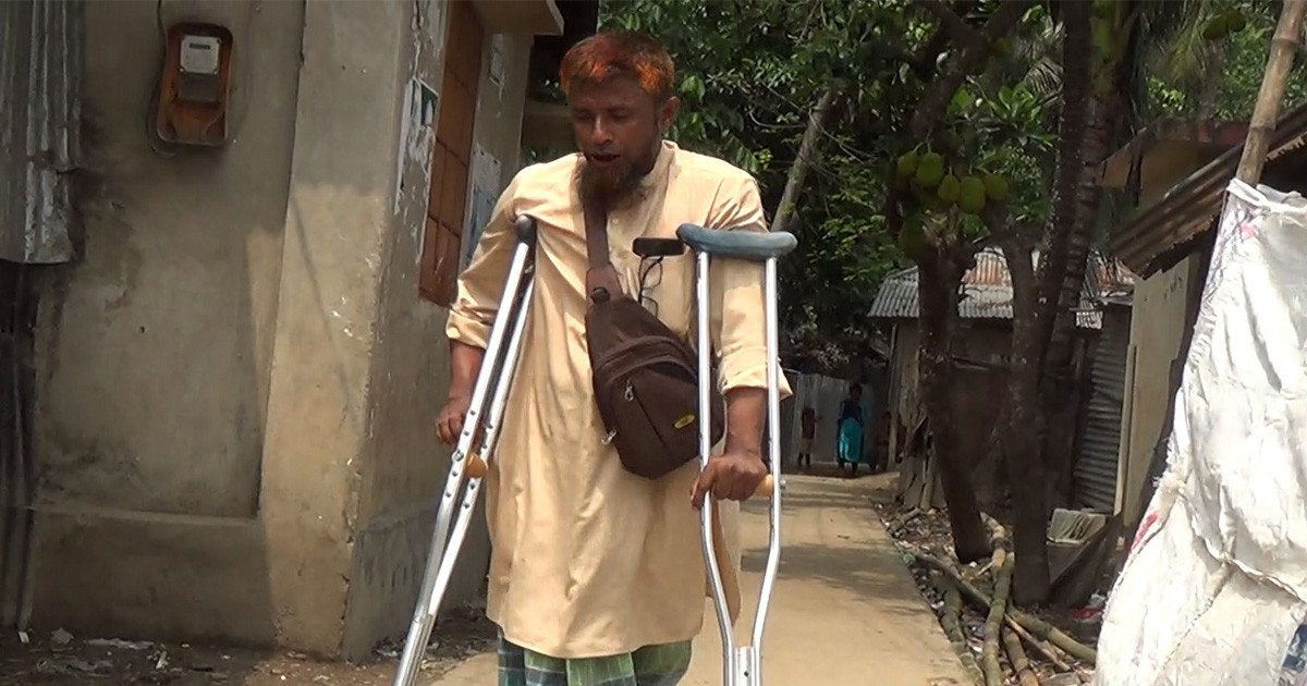 জীবনযুদ্ধে সব হারিয়েও হার মানেননি জসিম