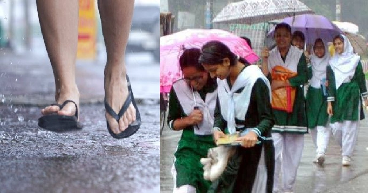 যেভাবে বজ্রপাতে ভয়ঙ্কর হতে পারে ছাতা ও রাবারের জুতা