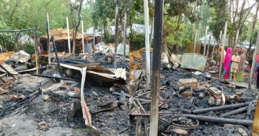 ভয়াবহ আগুনে পুড়ে নিঃস্ব পরিবার, দগ্ধ দম্পতি হাসপাতালে