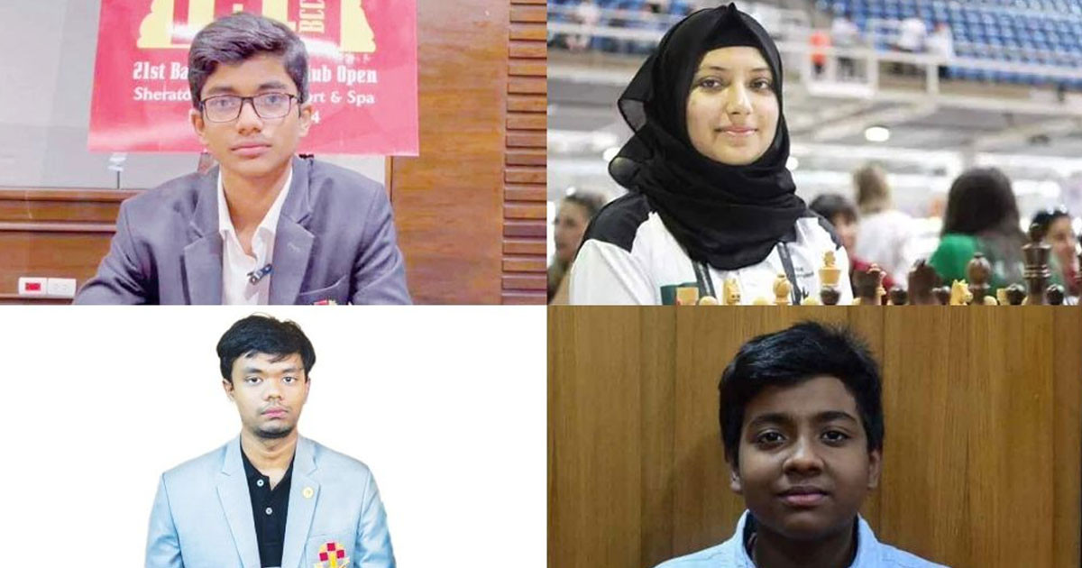 আমিরাতে বাংলাদেশের ৪ দাবাড়ু