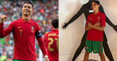 রোনালদোর ছেলে ডাক পেলেন পর্তুগালের দলে