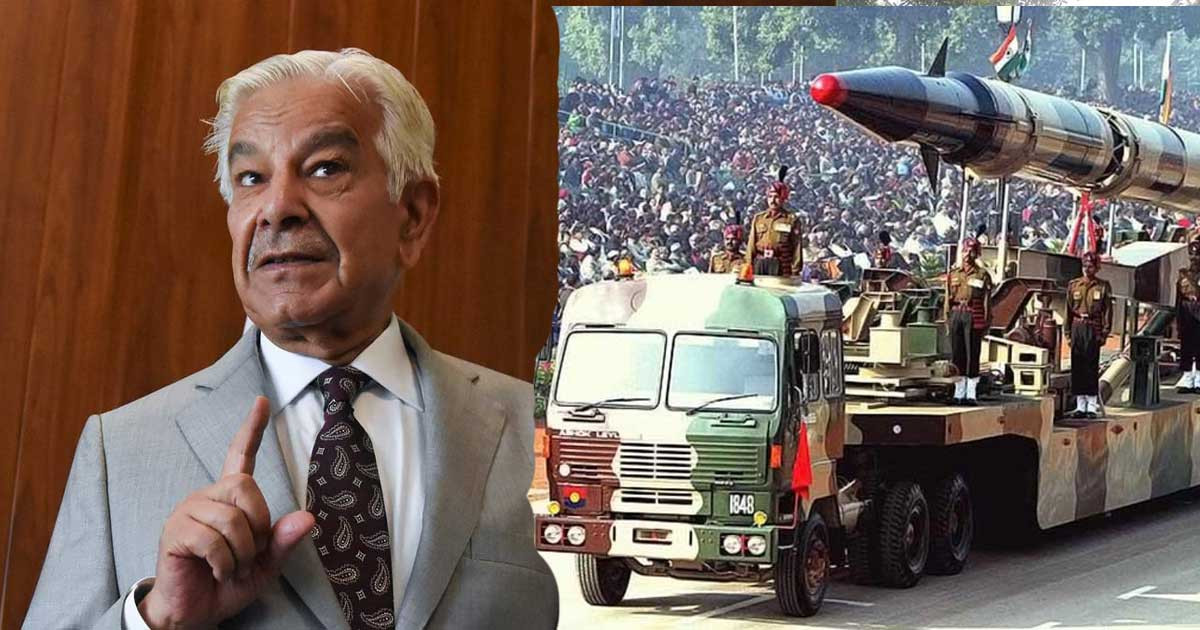 অচলাবস্থার ক্ষেত্রে যেকোনো সময় পারমাণবিক যুদ্ধ শুরু হতে পারে: পাক প্রতিরক্ষামন্ত্রী
