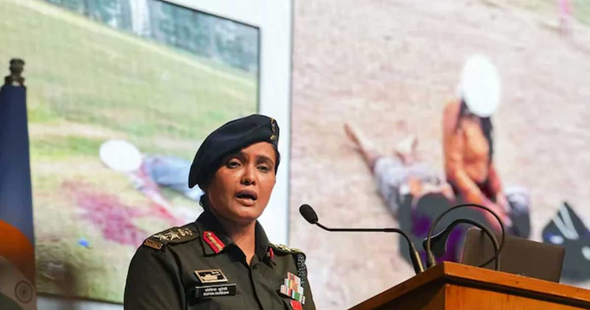 ভারতের প্রতিরক্ষা বাহিনীর মুখপাত্র কে এই সোফিয়া