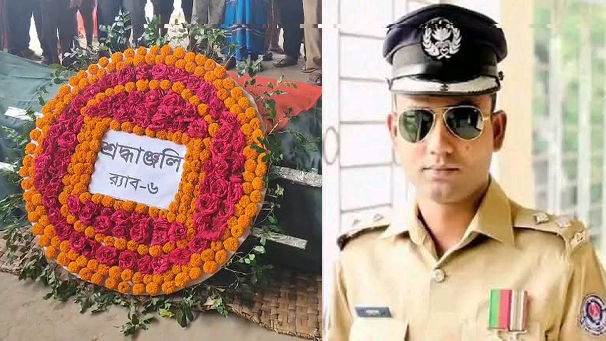 এএসপি পলাশের অন্ত্যেষ্টিক্রিয়া সম্পন্ন, স্ত্রী সুস্মিতা সাহার বিচারের দাবি