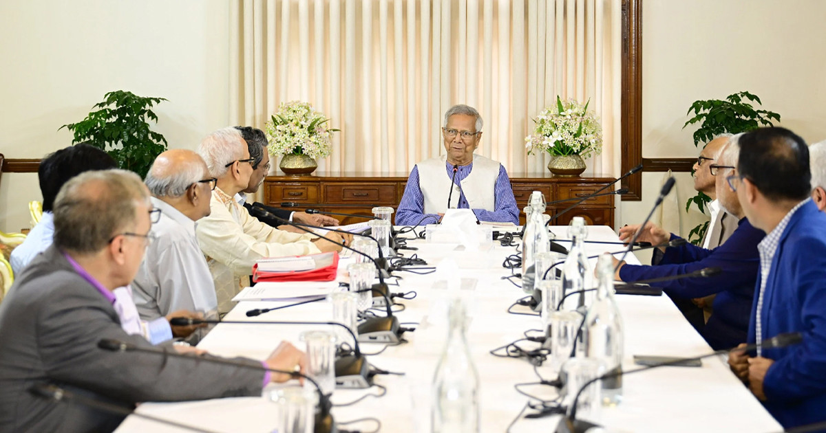 ঐকমত্য কমিশনের কর্মপরিকল্পনা দ্রুত চূড়ান্ত করার নির্দেশ প্রধান উপদেষ্টার