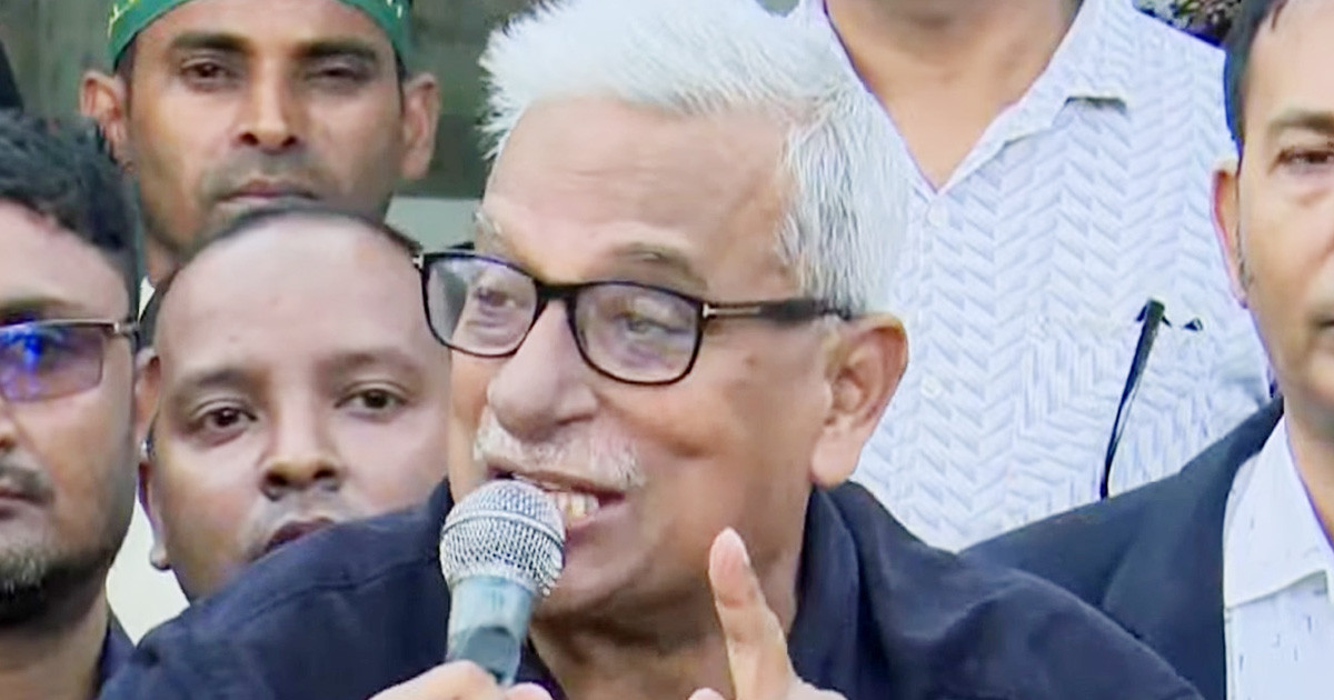 কারা সংসদ গঠন করবে তা ঠিক করবে জনগণ: ফারুক